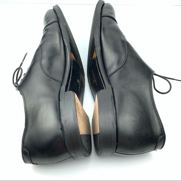 Allen Edmonds Hopkinson mens cap toe oxfords size 13 D black calfskin leather - Picture 5 of 14